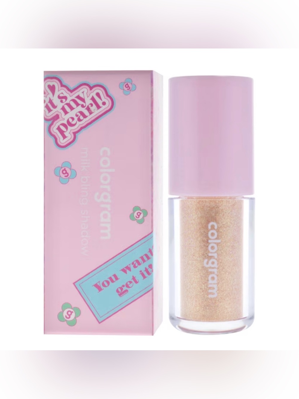 S #12 Humming Coral: Daily apricot coral glitter Eye Shadow